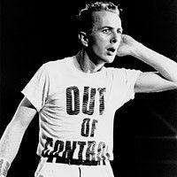 Out Of Control Graphic T-Shirt For Men As Worn By Joe Strummer 8Ball
